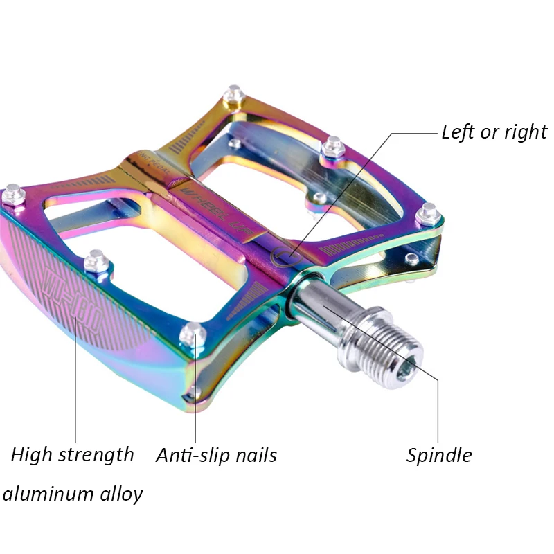Colorful fooker mtb pedals mountain bike pedals aluminum alloy sealed bearing Chrome steel classic design