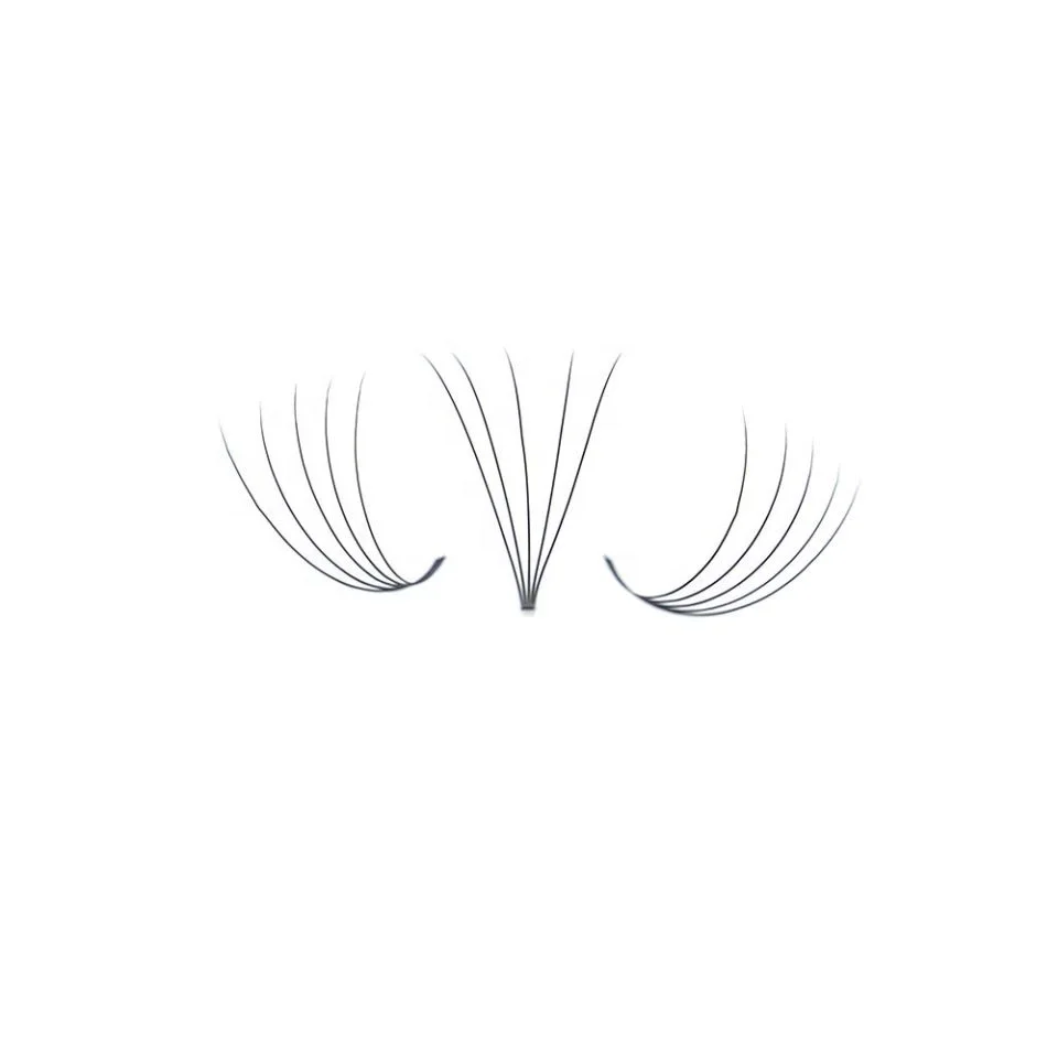 Wholesale Diy Lash Extensions Small Cluster Natural False Mink Eyelashes Wispy Fluffy Grafting Heat Bonded Premade Fans