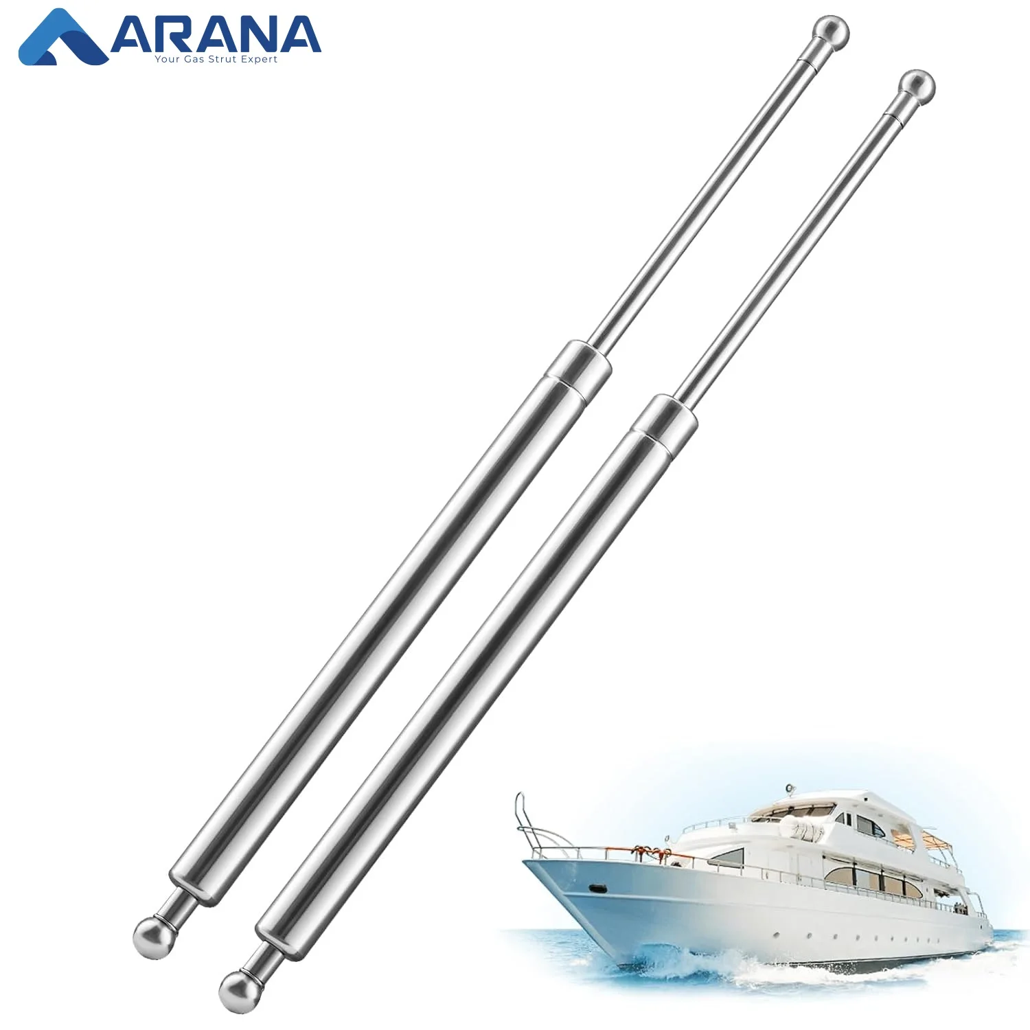 Good Sealing Performance Easy Lift Compression Gas Lift Stainless Steel Gas Lift for Ships