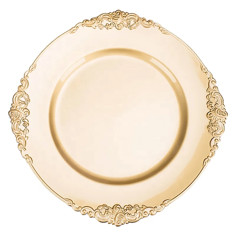 
 Роскошные полипропиленовые прозрачные пластины для зарядного устройства, свадебное украшение, зеркальные белые черные пластиковые пластины для зарядного устройства, набор для ужина, оптовая продажа  