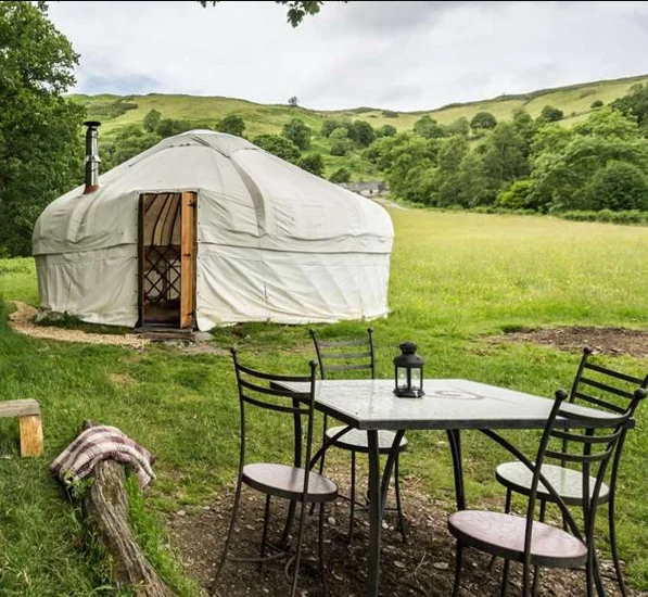 Aluminium bamboo Mongolian Yurt