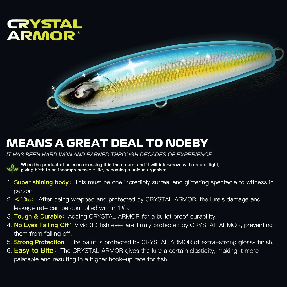 heavy duty Lures darting fluttering fall action Wahoo Tuna sinking lure fishing