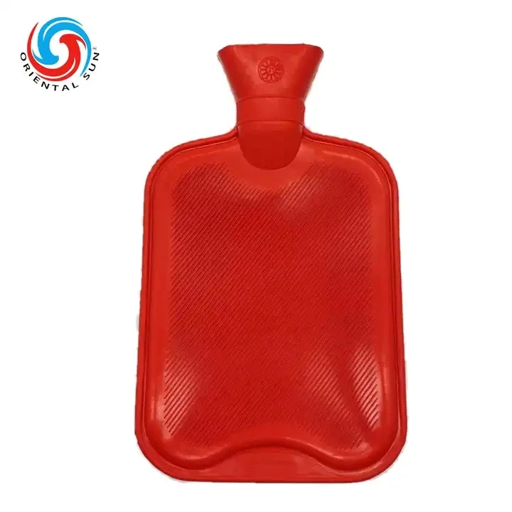 BS High Quality Hot Sale Portable  Rubber Hot Water Bag 2000ml Water Filling Hot Water Bottle With Cover