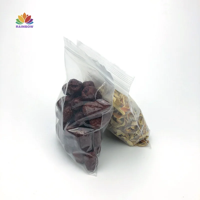 
Factory price stock various sizes of PE plastic bags with zipper lock 