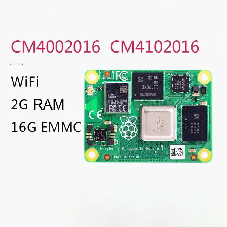 Hot sale Raspberry Pi Compute Module 4  Options For RAM / EMMC/ Wireless  Raspberry Pi CM4 with Wifi and wireless CM4102016