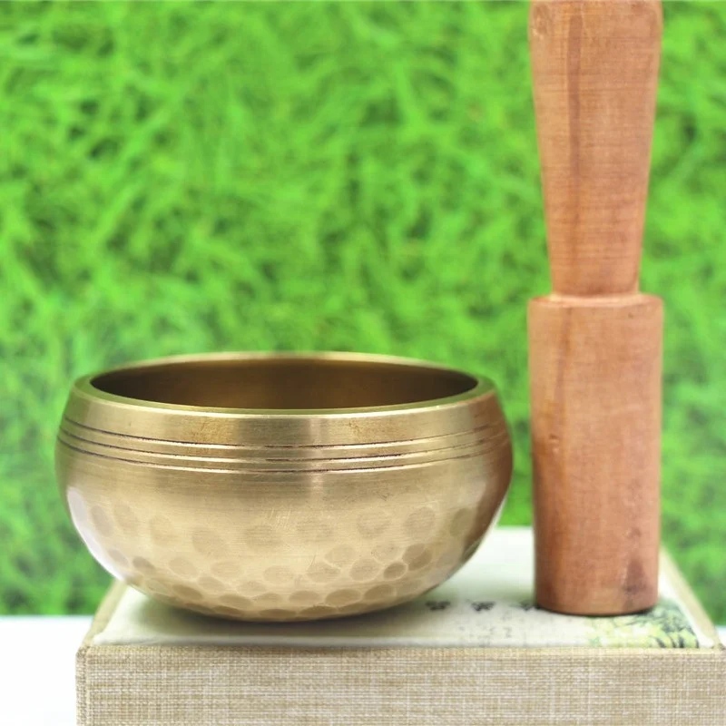 Тибетская звуковая чаша из Непала ручной работы, Будда, чаша для йоги, медитации, ручной работы, чаша для песен из латуни, музыкальная терапия, тибетская Поющая чаша