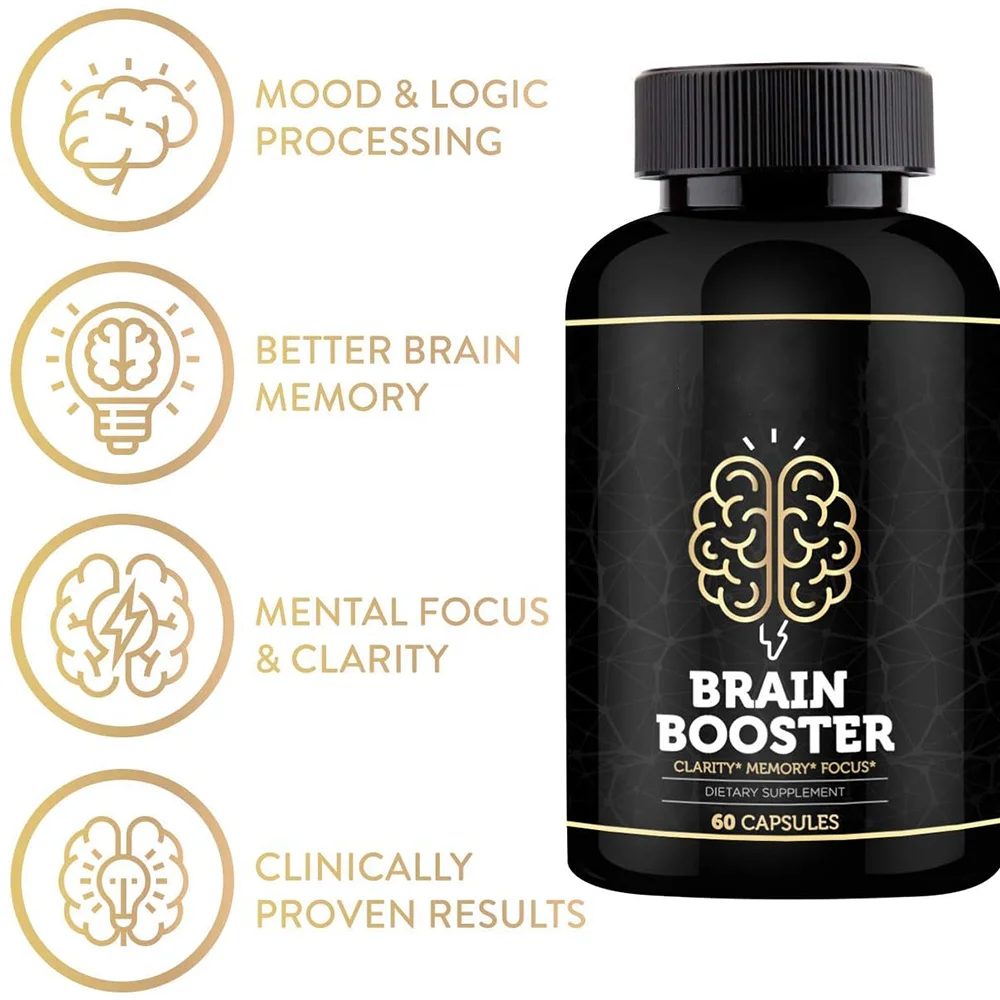 Brain Boster Capsule Top Quality Dietary Supplements and Health care Supplements Mushroom Brain Booster Capsules