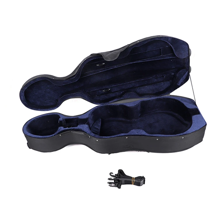 
Gaosijia high quality wholesale foam light weight foam cello case custom OEM with wheels accessory pocket 4/4 3/4 1/2 1/4 1/8 