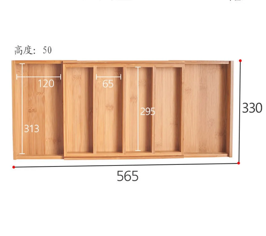 
Best seller bamboo expandable drawer organizer dividers bamboo drawer 