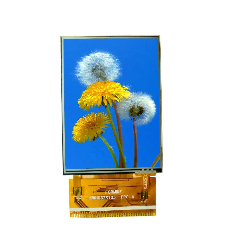 3.2 inch color LCD display 240x320 with resistive touch screen (KWH032ST05-F02)
