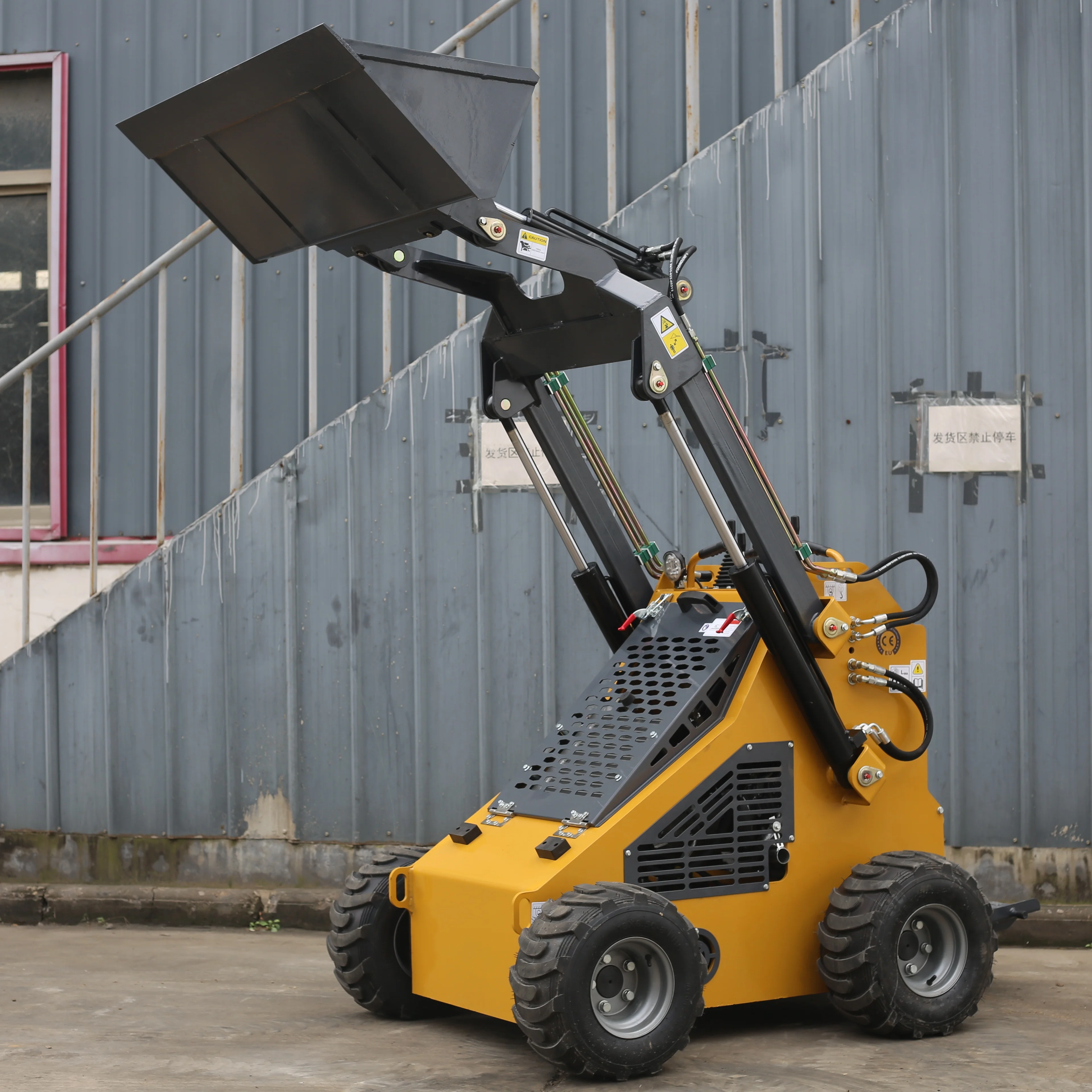 Available for wholesale sale EPA EURO5 skid steer loader mini track skid steer loader Industrial slip loaders One year warranty