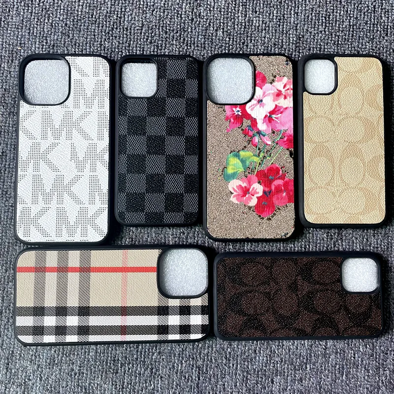 2022 new  luxury  designer  case for apple iphone 14 13  12  11 pro max  xr  xs max  Rainbow color PU leather  hard phone cover