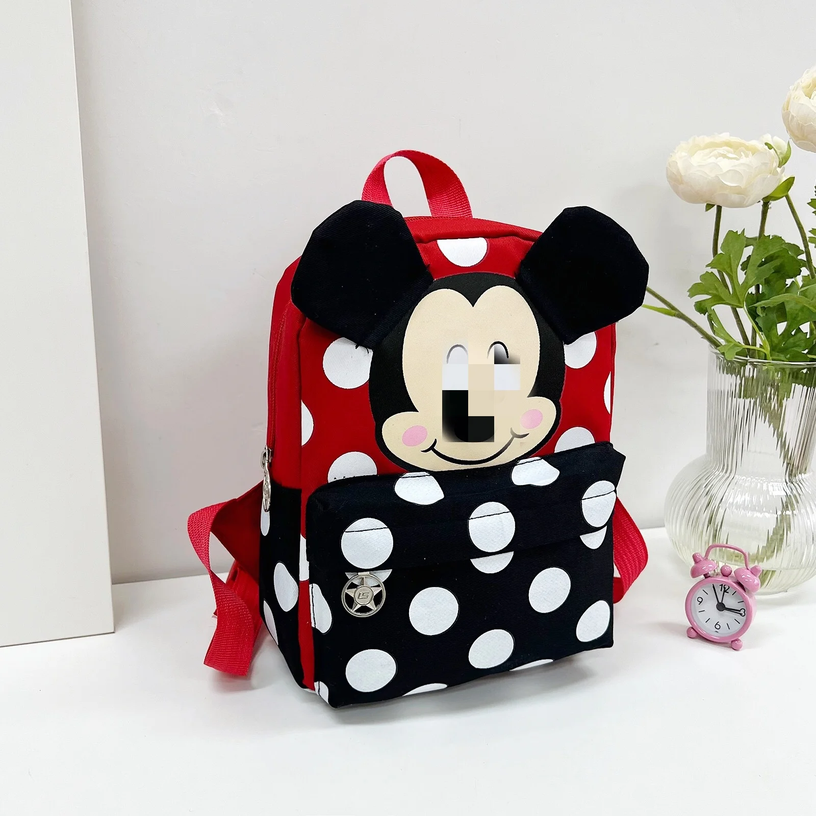 Fashion School Bags Cartoon Lovely Mouse Doll Backpacks High-capacity Nylon Waterproof Traveling Shoulders Bags For Children