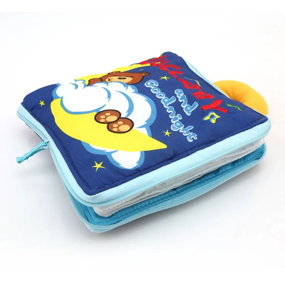 2024 New Soft 8 Pages Kids Learning Toy Baby Fabric Cloth Book Set Babies Book