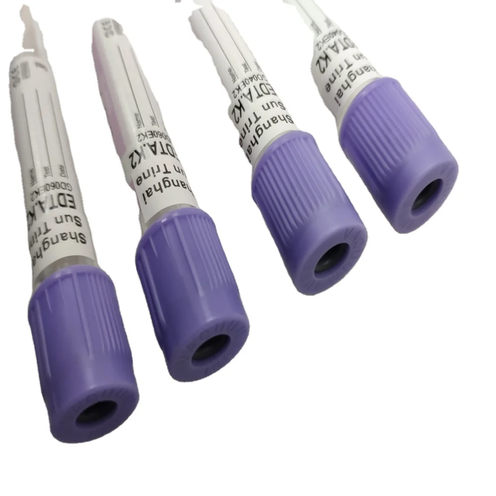 Продажа от производителя, стекло или ПЭТ EDTA K2/K3, вакуумный сбор крови, трубка EDTA