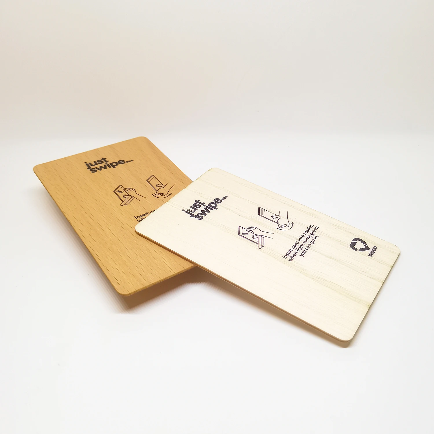Wooden RFID hotel key card