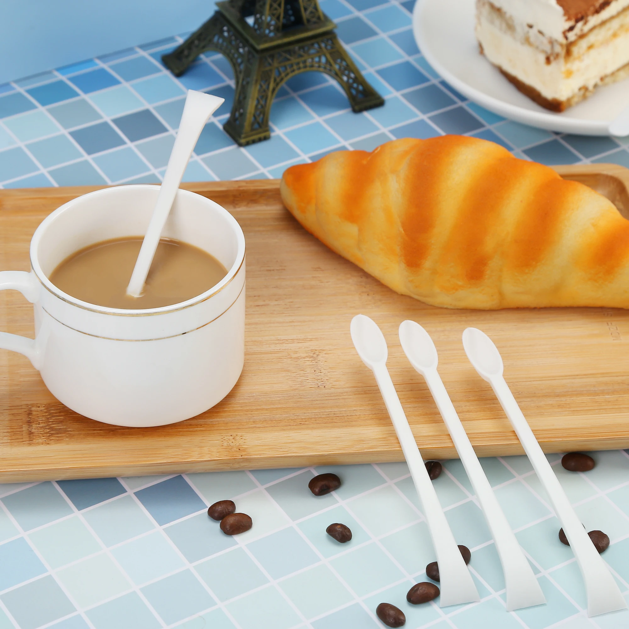 BPI Suyuan New Design Custom Logo Disposable Stir Coffee stick stirrer