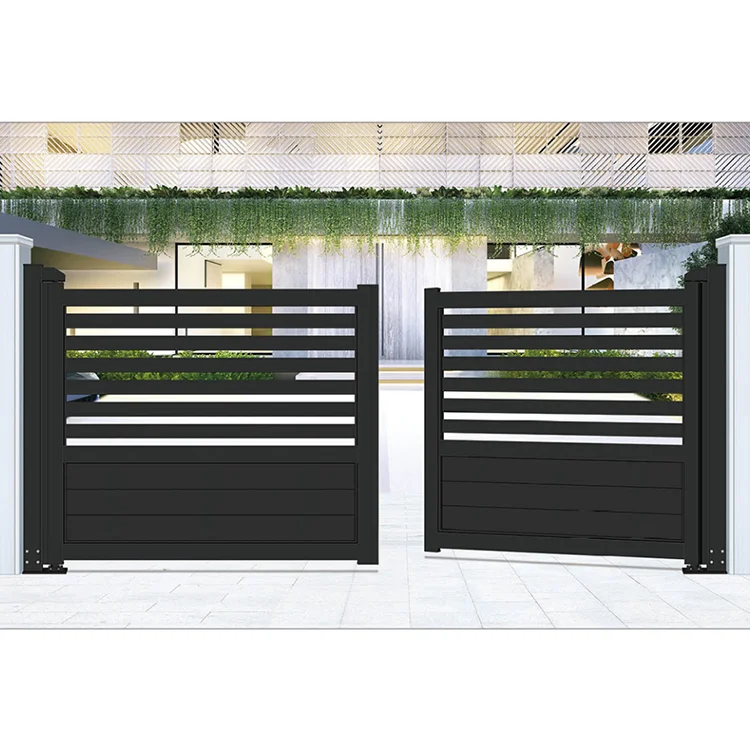 Gate European Style Aluminium Gates Villa Doors Electric Garden Gates Aluminium Courtyard Gate