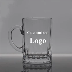 Low price stocked glass beer mug clear glass beer bottles 12 oz beer water glasses