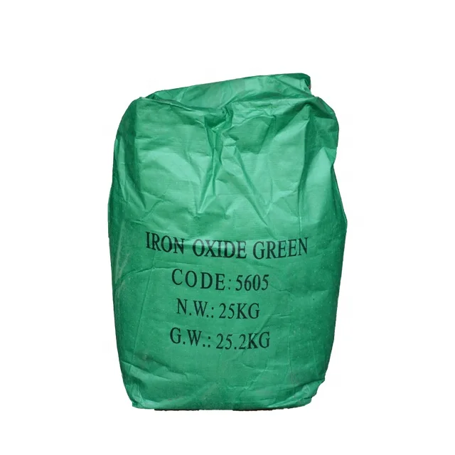 Hi quantity Fe2O3 dioxide powder iron oxide green for paint tartan