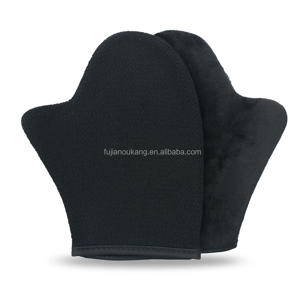 Custom LOGO Private Label Tan Applicator Glove Sunless Tanning Mitt Back