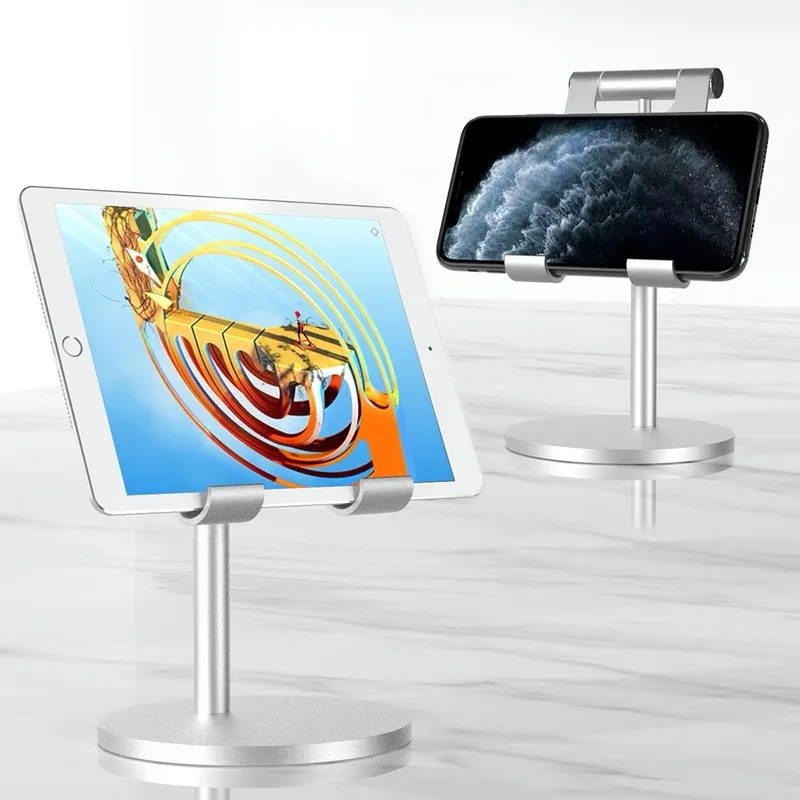 
NEW mobile video lifting telescopic round bottom desktop support lazy online universal mobile phone support 