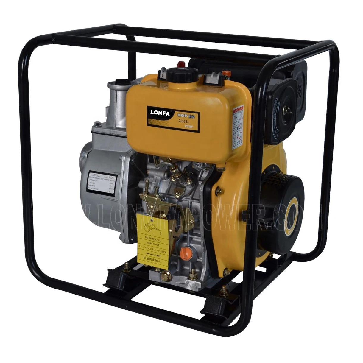 KIPOR KDE Water Pump KDP40 KDP30 KDP20 Manual Start Air Cooled Motobomba Farm Irrigation Long Distance Diesel Engine Water Pump