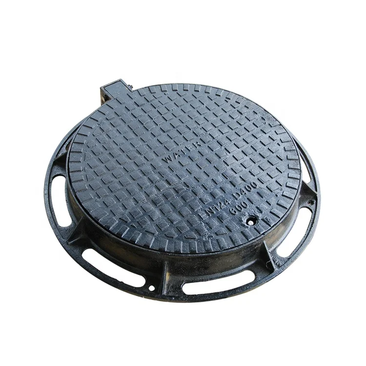 High Quality EN124 Class D400 Professional Casting Ductile Iron Locking manhole covers 600x600