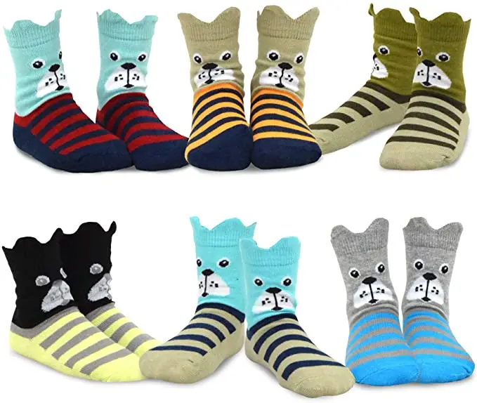 Popular colorful 100%cotton breathable  young boy tube socks