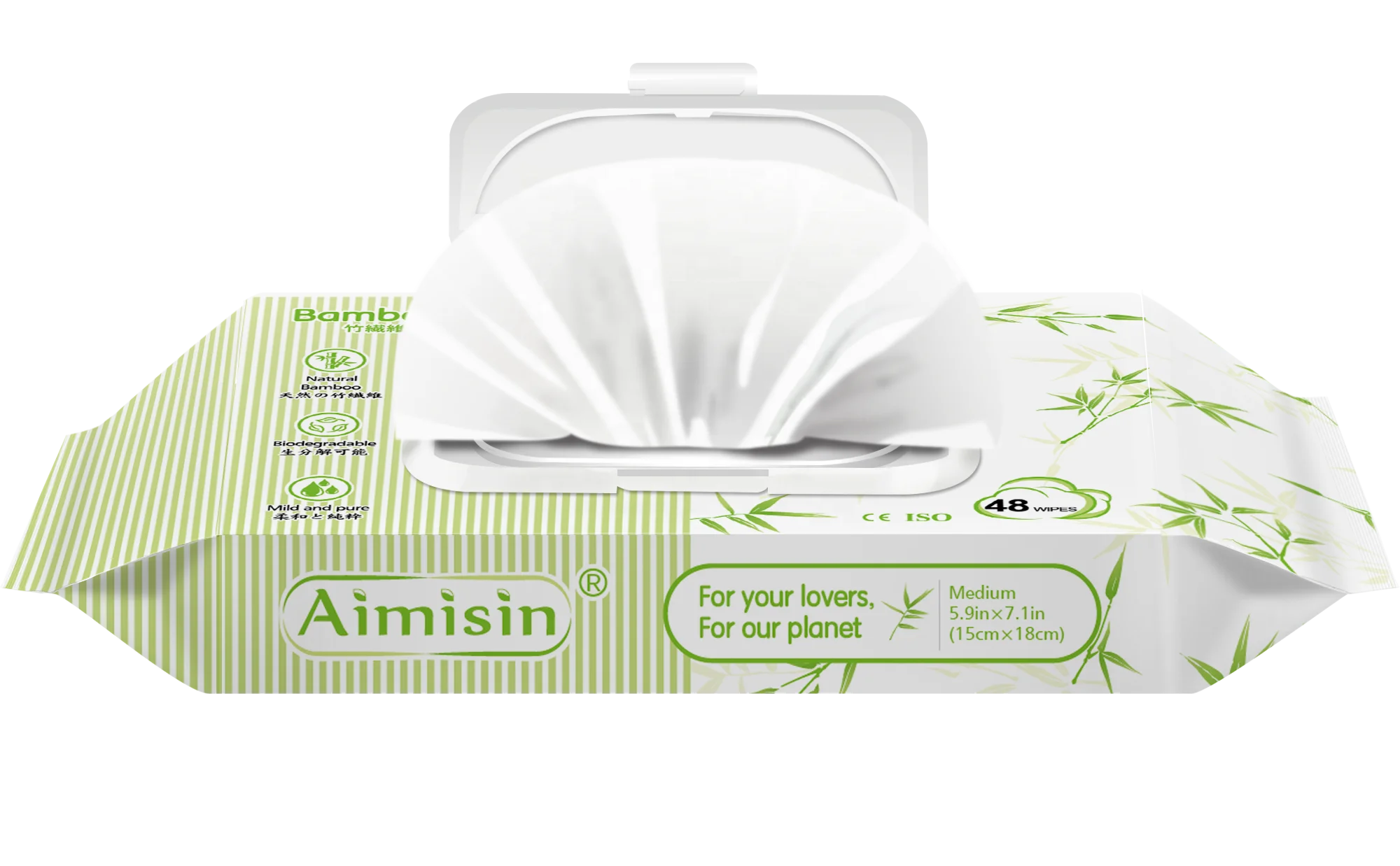 Customize private label disposable organic antibacteral baby cleaning wet wipe China supplier