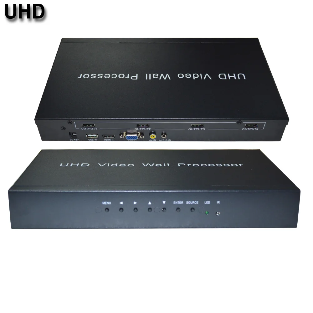 Настенный видеоконтроллер UHD 3840x2160 @ 60 вход, точечный и точечный дисплей