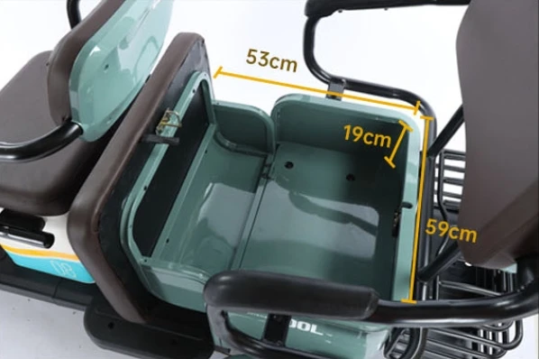 Tricycle Car Taxi Electric motorcycle Electronic for disabled Elderly people vehicle wheel-chair cycle 3 wheels 600W 48V 60V