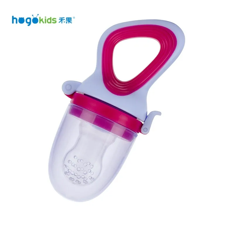 Food Grade Silicone Fruit And Vegetable Pacifier Feeder With Cover For Baby