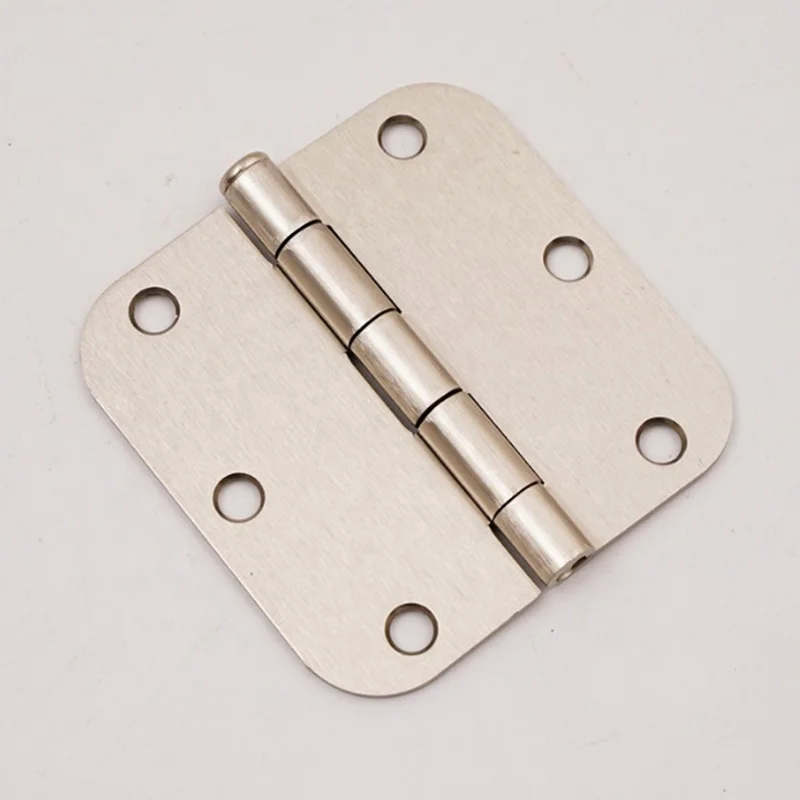 3.5 inch hardware accessory furniture steel/ iron 5/8 radius metal round corner spring door hinge