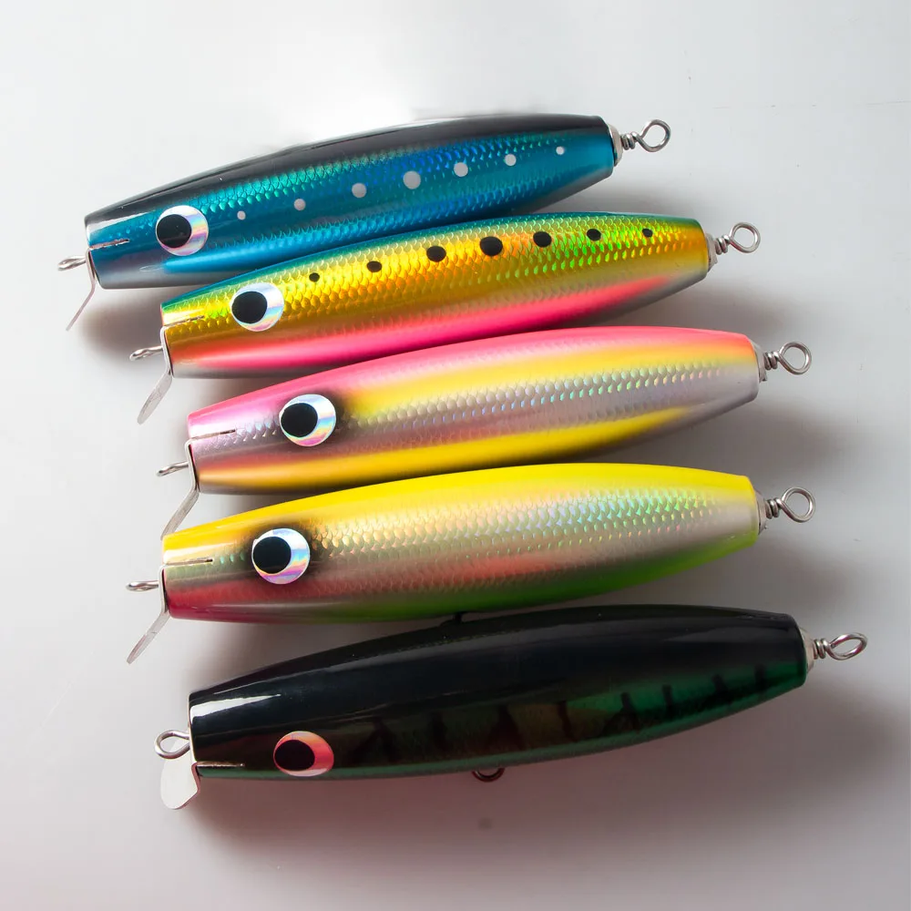 fishing 2024 saltwater fishing Jet Popper Lures top water  floating popper wood lures