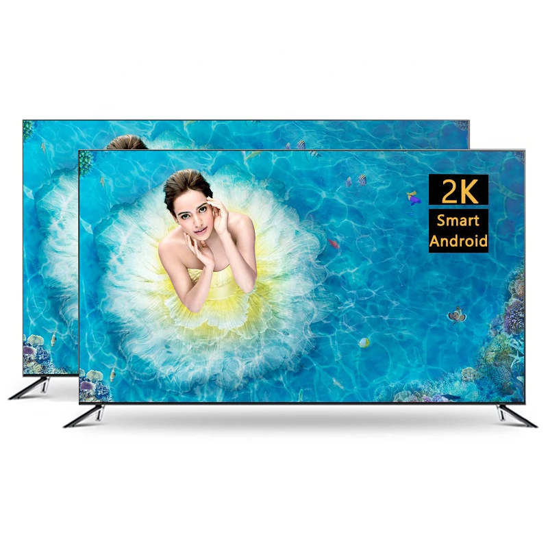 Kuai заводская цена пользовательский светодиодный ЖК-телевизор 32 55 65 дюймов 4K Smart TV цифровой Android TV
