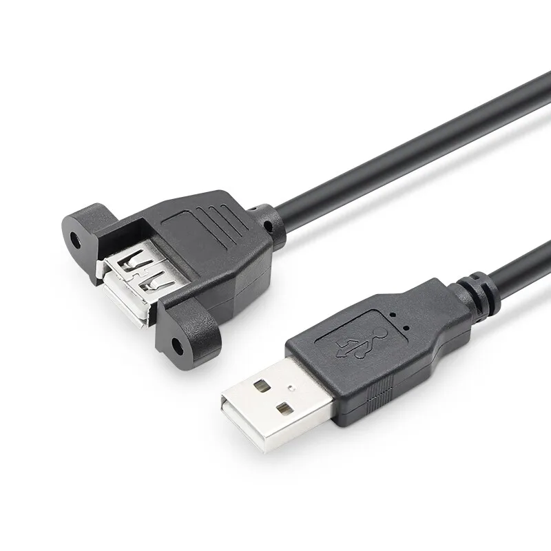  XXD высококачественный USB 1 м черный штекер-гнездо для передачи данных печати и зарядки