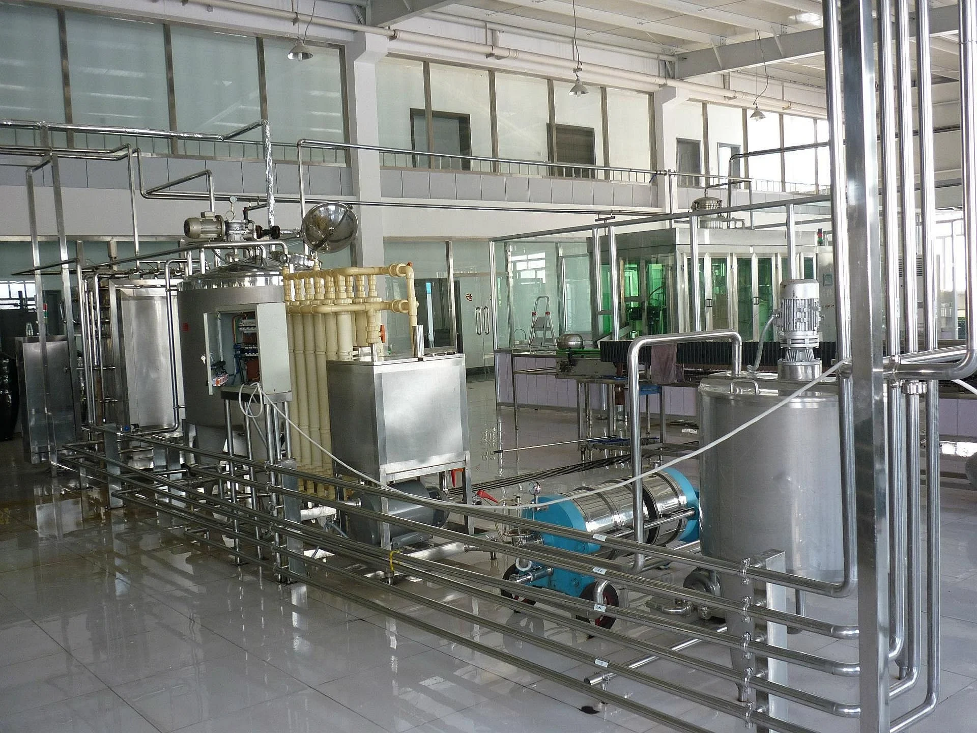 
Middle capacity UHT sterilization fruit juice processing plant 