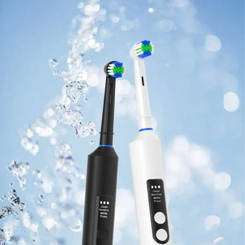 Alyson Portable Smart Soft Bristle Toothbrush Ipx7 Rechargeable Automatic Rotating Electric Toothbrush With Travel Case
