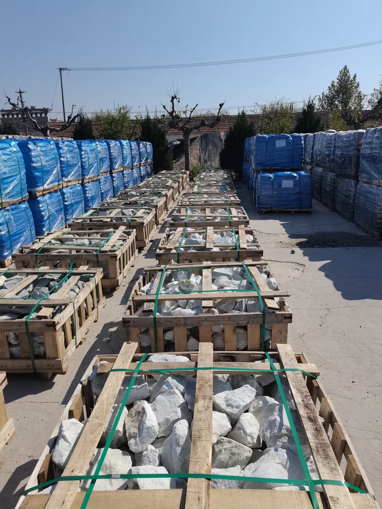 white No.19 large size  80-300mm natural stone rocks for waterfall landscape and decorate the garden