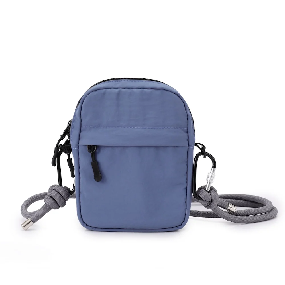 Nylon Small Crossbody Cell Phone Bag for Women Mini Rope Over Shoulder Sling Bags