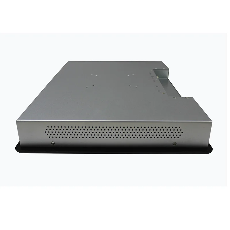 15.6 inch SVGA TFT LCD wall mount capacitive industrial touch monitor IP65 waterproof front panel Rugged construction design