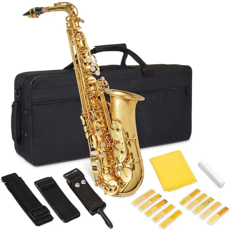 Cross-border hot electrophoretic gold E-flat tenor saxophone accessories complete Alto saxophone can be substituted