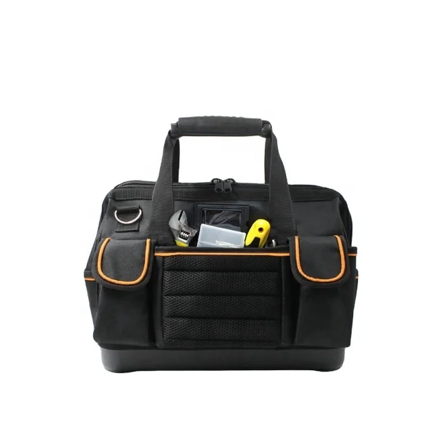 High Quality Heavy Duty Reinforced 1680D Polyester Tool Bag for Plumbers