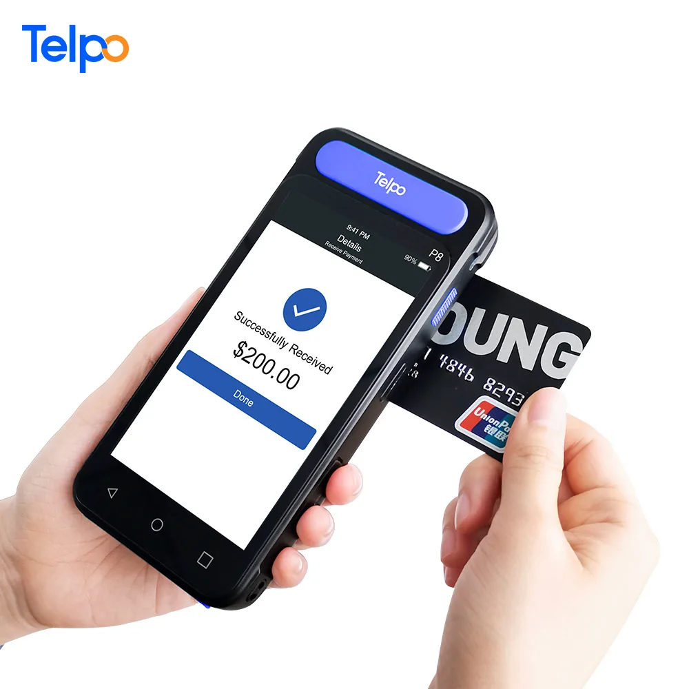 Telpo P8 MSR/NFC/IC мобильный все в одном считыватель кредитных карт цена android pos машина