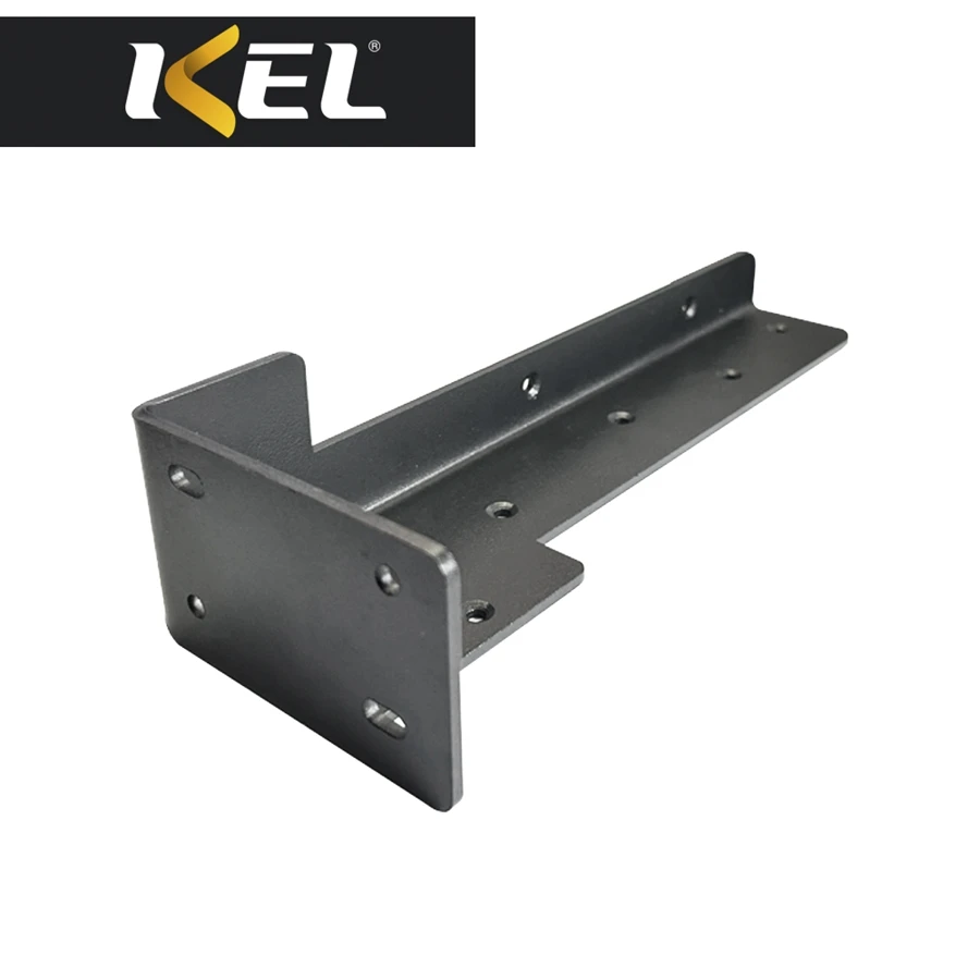 Black Floating Shelf Bracket Hardware Accessories Wall Mount Shelf Bracket Hidden Bracket