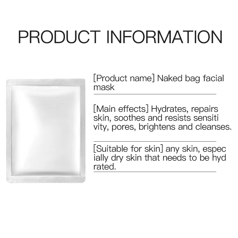 Collagen crystal mask, moisturizing mask processing custom OEM factory