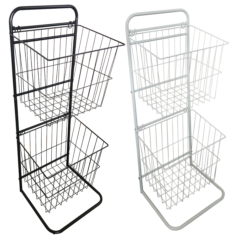 Top Quality Made In Taiwan China Multifunctional 2-Tier Dirty Clothes Rack Easy Assemble Use For Bathroom