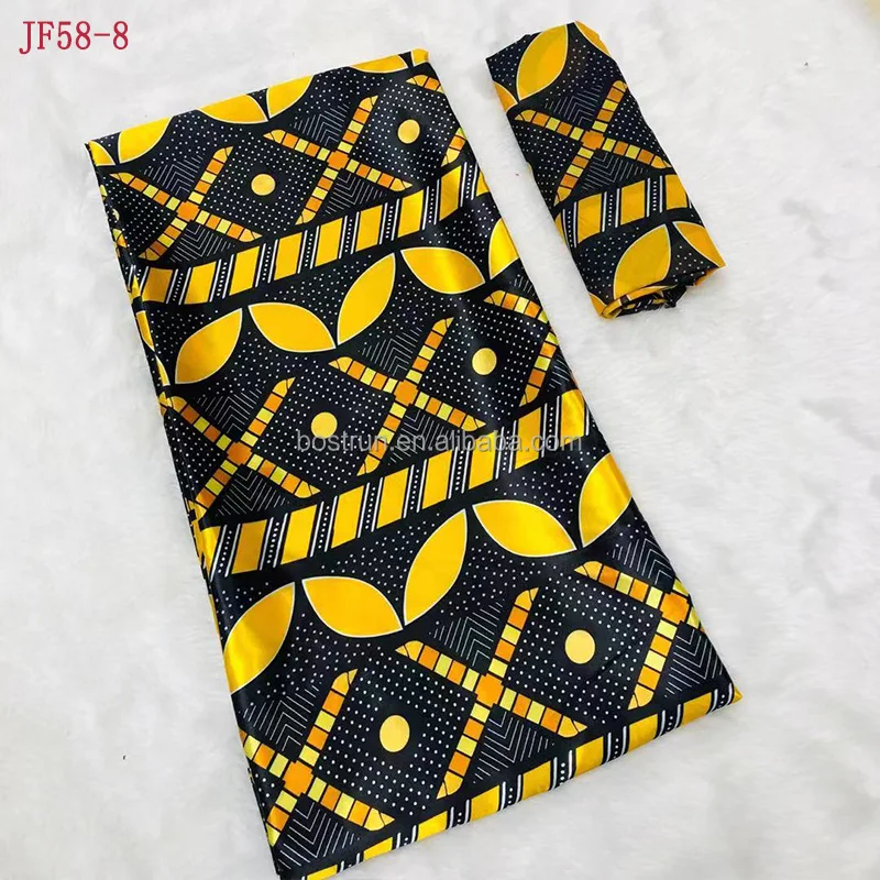 JF58  The latest plant flower silk cloth silky comfortable dress dress fabric satin