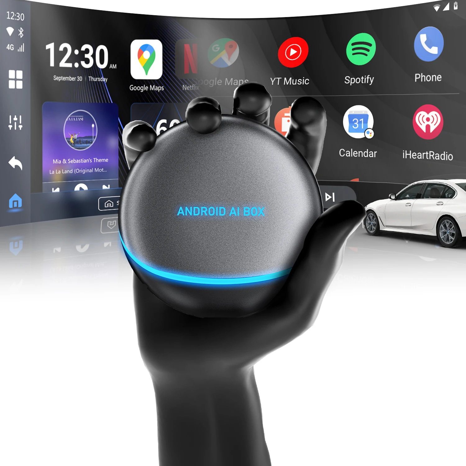 Ottocast Android 12.0 8GB+128GB Portable Wireless Android AI Box Customization Android Auto Display Adapter